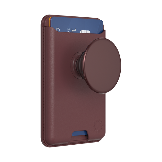 Aluminum Oxblood — Softgoods MagSafe PopWallet+ - US 98368