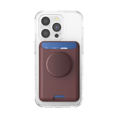 Aluminum Oxblood — Softgoods MagSafe PopWallet+ - US 26782
