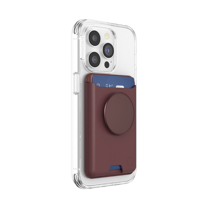 Aluminum Oxblood — Softgoods MagSafe PopWallet+ - US 24881