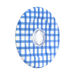Gingham Blue —  MagSafe Round Base - US 63348