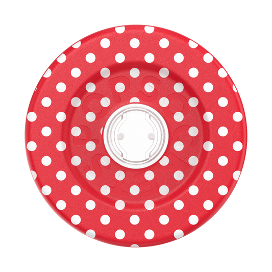 Polkadot Red —  MagSafe Round Base - US 23064