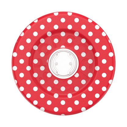 Polkadot Red —  MagSafe Round Base - US 97464