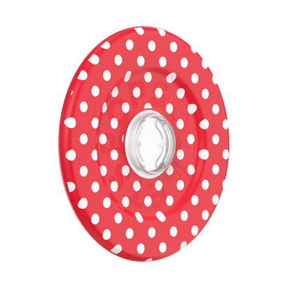 Polkadot Red —  MagSafe Round Base - US 97464