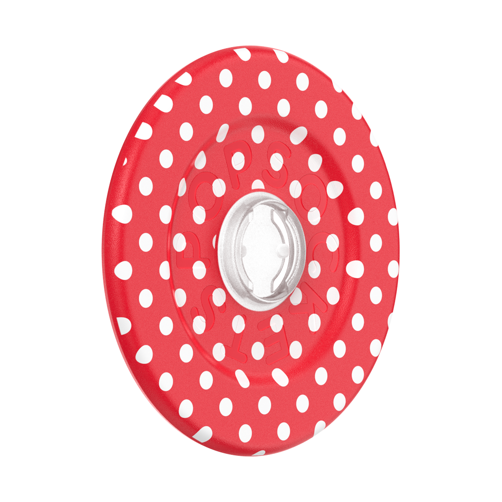 Polkadot Red —  MagSafe Round Base - US 23064