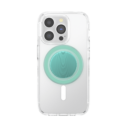 Aluminum Moire Turquoise — MagSafe PopGrip - US 57789
