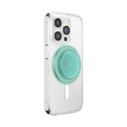 Aluminum Moire Turquoise — MagSafe PopGrip - US 57789