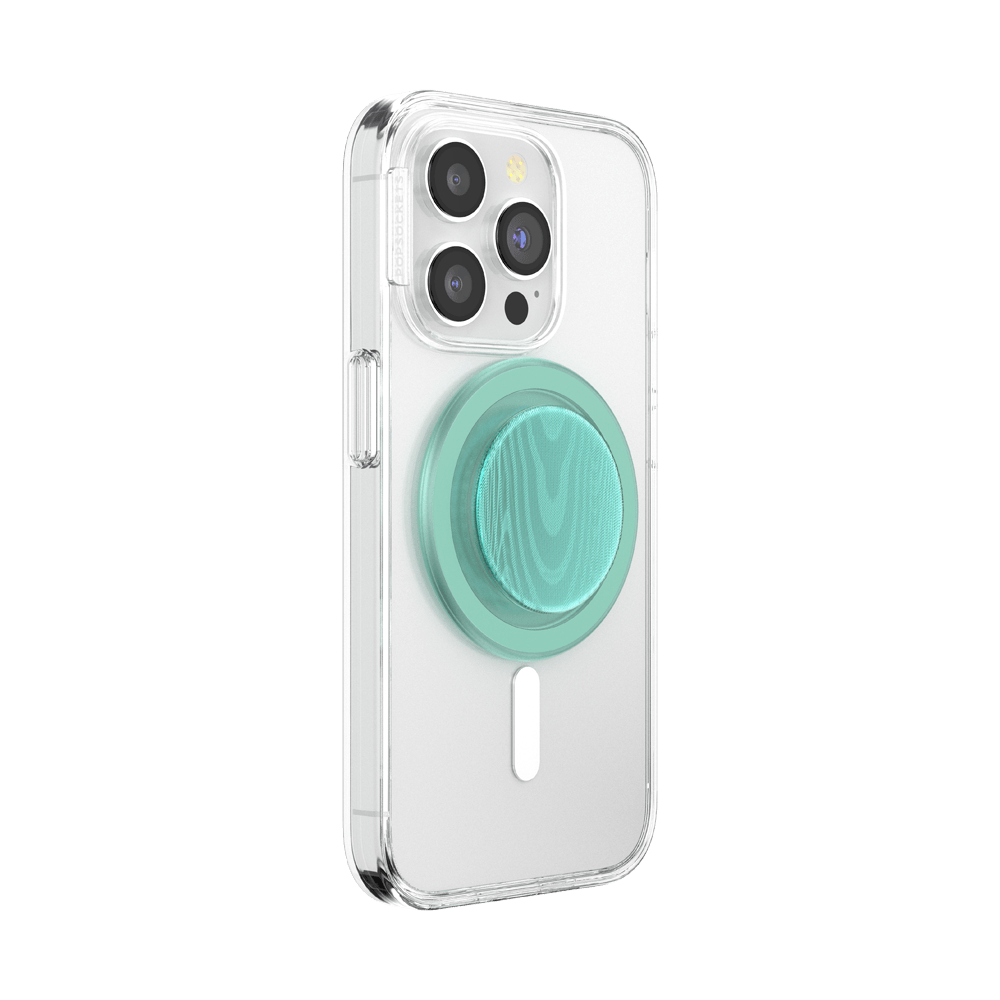 Aluminum Moire Turquoise — MagSafe PopGrip - US 98402