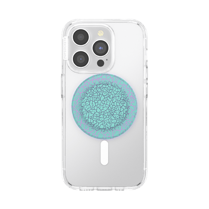 Crackle Reef Printed Sugar Plum — MagSafe PopGrip - US 00029