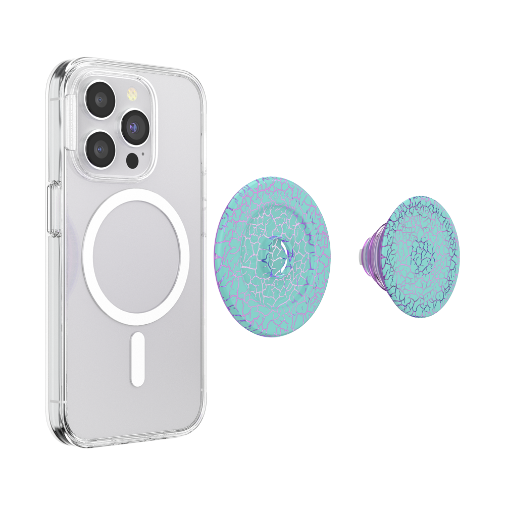 Crackle Reef Printed Sugar Plum — MagSafe PopGrip - US 55146