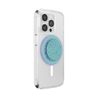 Crackle Reef Printed Sugar Plum — MagSafe PopGrip - US 00029