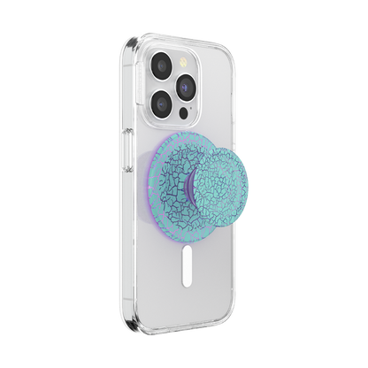 Crackle Reef Printed Sugar Plum — MagSafe PopGrip - US 31970