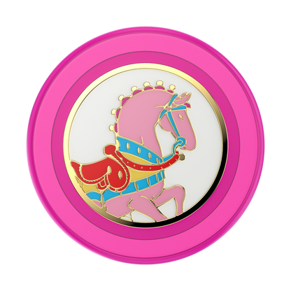 Enamel Carousel Pony — MagSafe PopGrip - US 40885