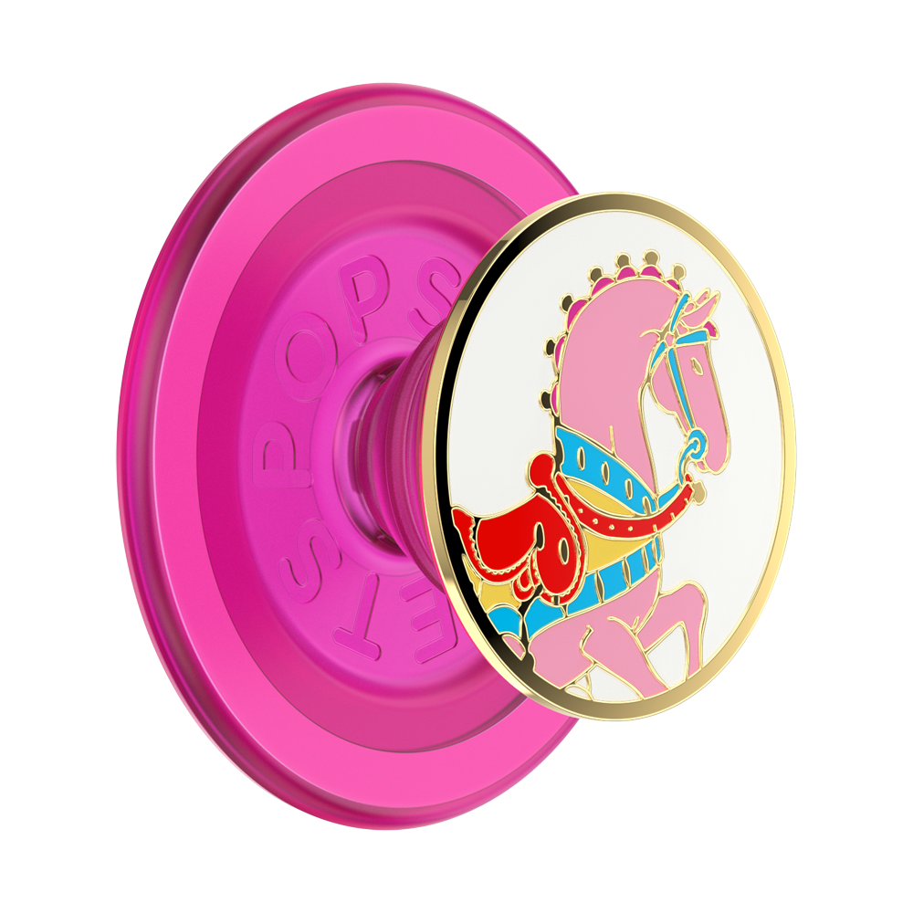 Enamel Carousel Pony — MagSafe PopGrip - US 21877