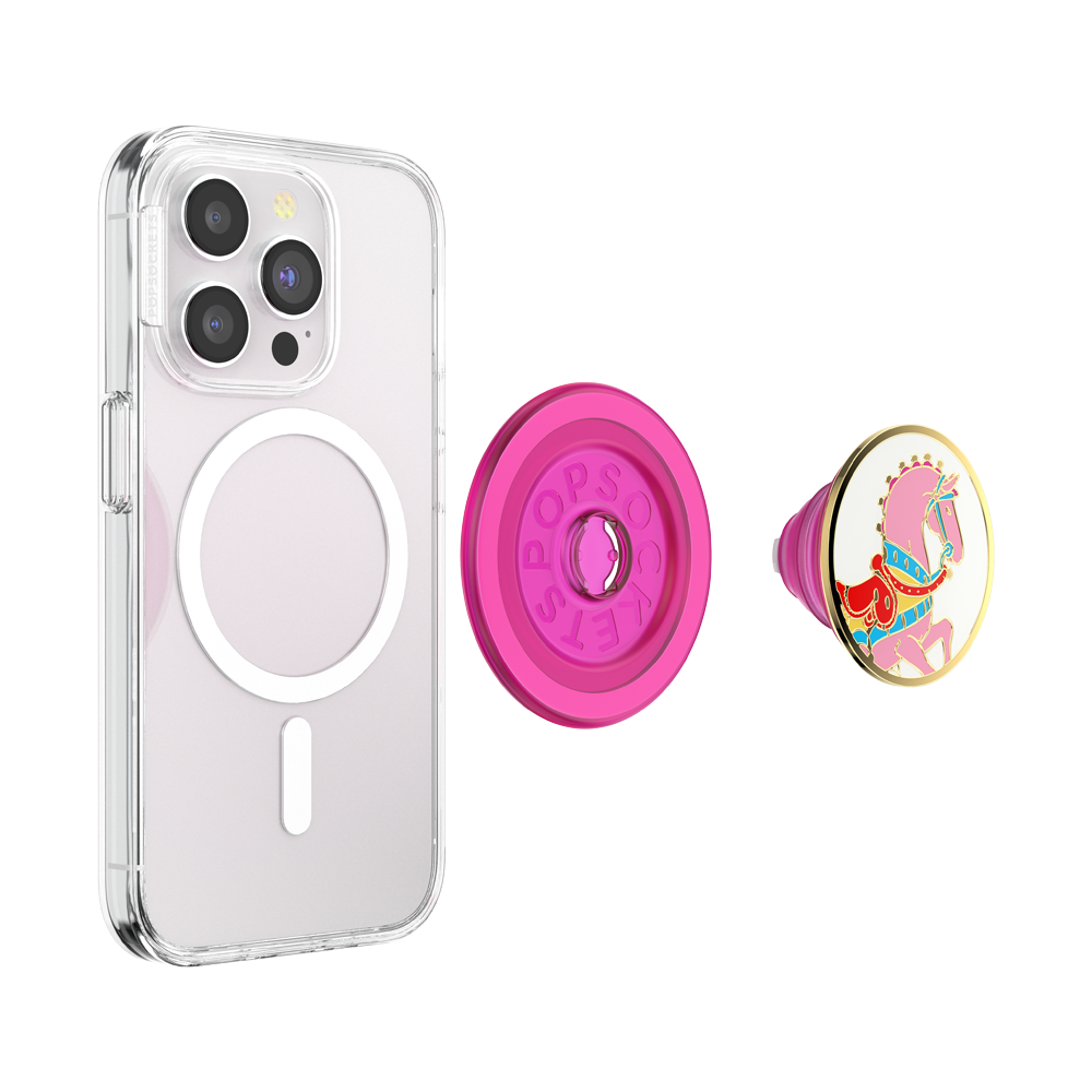 Enamel Carousel Pony — MagSafe PopGrip - US 09224