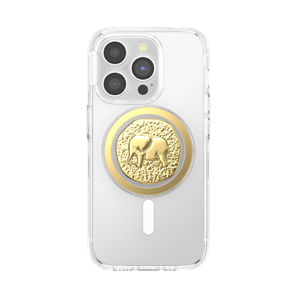 Enamel Elephant Token — MagSafe PopGrip - US 07130