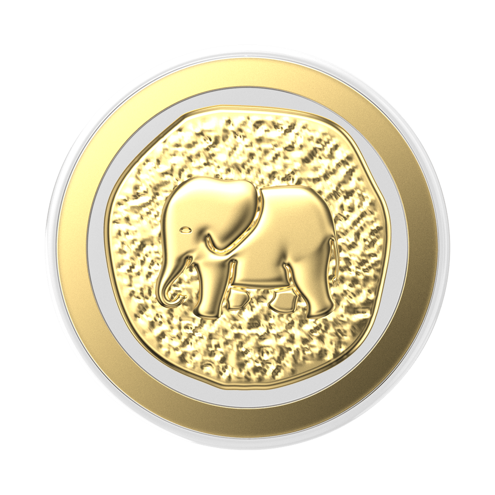 Enamel Elephant Token — MagSafe PopGrip - US 07130