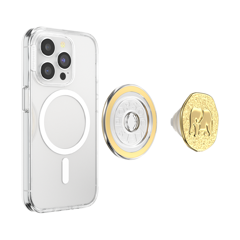 Enamel Elephant Token — MagSafe PopGrip - US 07130