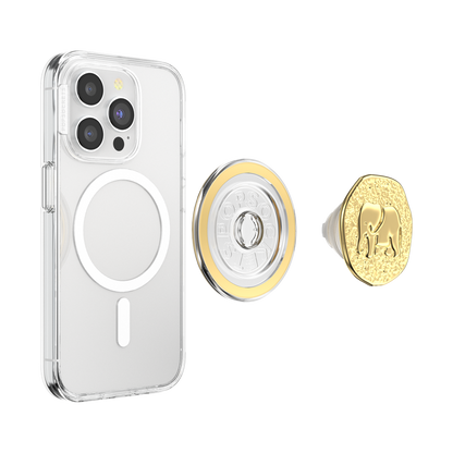 Enamel Elephant Token — MagSafe PopGrip - US 66311