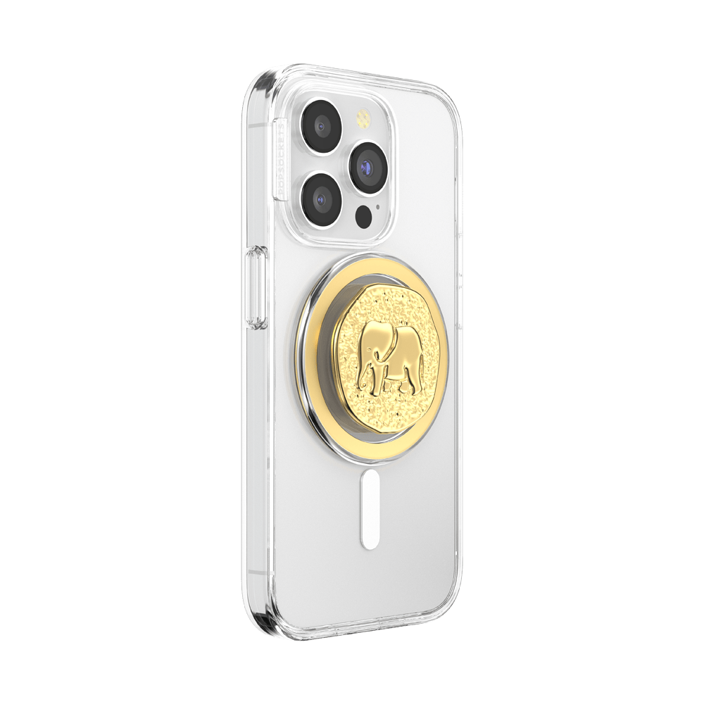 Enamel Elephant Token — MagSafe PopGrip - US 07130