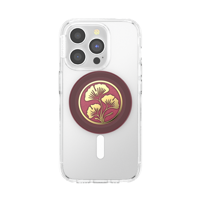 Enamel Ginkgo Oxblood — MagSafe PopGrip - US 34043