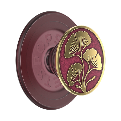 Enamel Ginkgo Oxblood — MagSafe PopGrip - US 57515