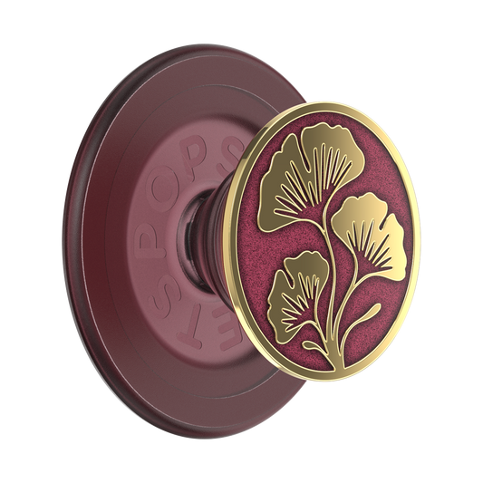 Enamel Ginkgo Oxblood — MagSafe PopGrip - US 33880