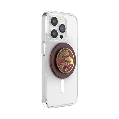 Enamel Ginkgo Oxblood — MagSafe PopGrip - US 33880