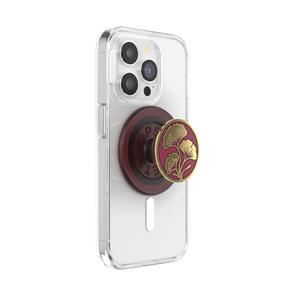 Enamel Ginkgo Oxblood — MagSafe PopGrip - US 82013