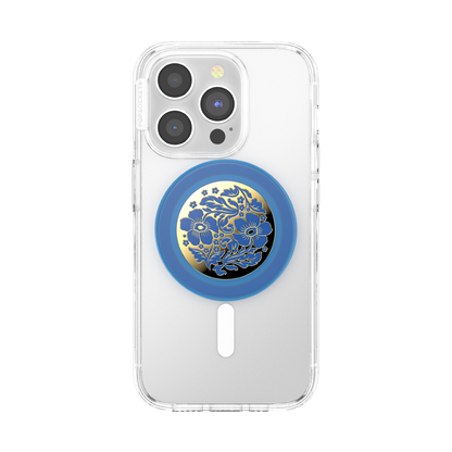 Enamel Lace Blue Vermeer — MagSafe PopGrip - US 00077
