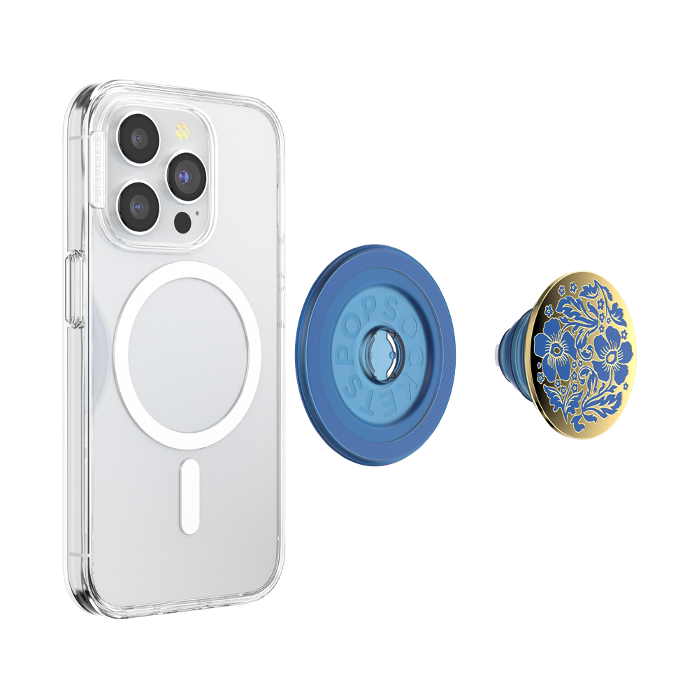 Enamel Lace Blue Vermeer — MagSafe PopGrip - US 00077