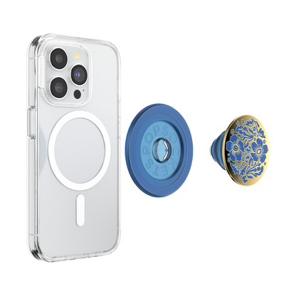 Enamel Lace Blue Vermeer — MagSafe PopGrip - US 00077