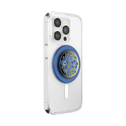 Enamel Lace Blue Vermeer — MagSafe PopGrip - US 67574