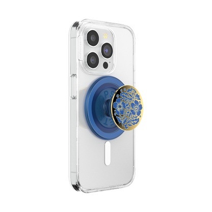 Enamel Lace Blue Vermeer — MagSafe PopGrip - US 09420