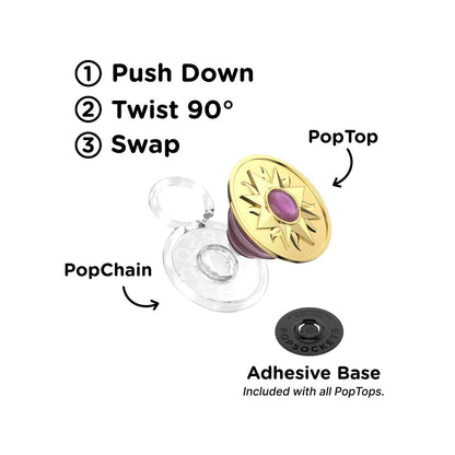 Enamel Sun Jewel Mauve — PopTop - US 89521