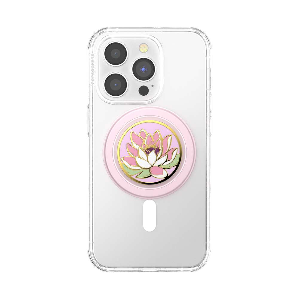 Enamel Water Lily — MagSafe PopGrip - US 71610