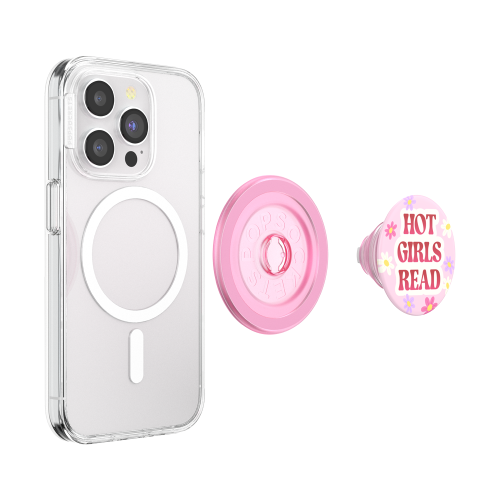 Hot Girls Read Pink — MagSafe PopGrip - US 43743