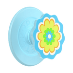 Molded Flower Kaleidoscope Blue — MagSafe PopGrip - US 43749