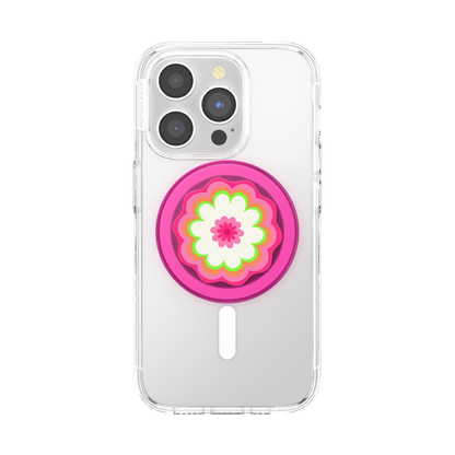Molded Flower Kaleidoscope Pink — MagSafe PopGrip - US 06015