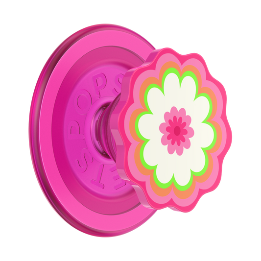 Molded Flower Kaleidoscope Pink — MagSafe PopGrip - US 06015