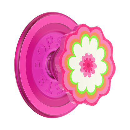 Molded Flower Kaleidoscope Pink — MagSafe PopGrip - US 39313