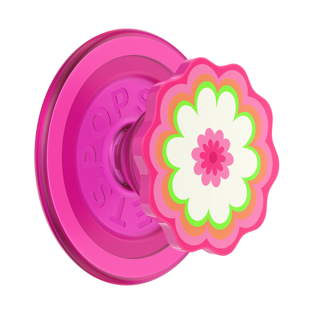 Molded Flower Kaleidoscope Pink — MagSafe PopGrip - US 30605