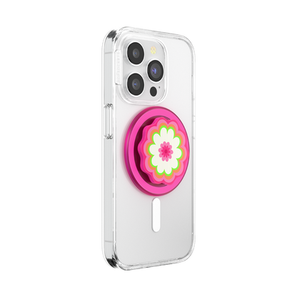Molded Flower Kaleidoscope Pink — MagSafe PopGrip - US 06015