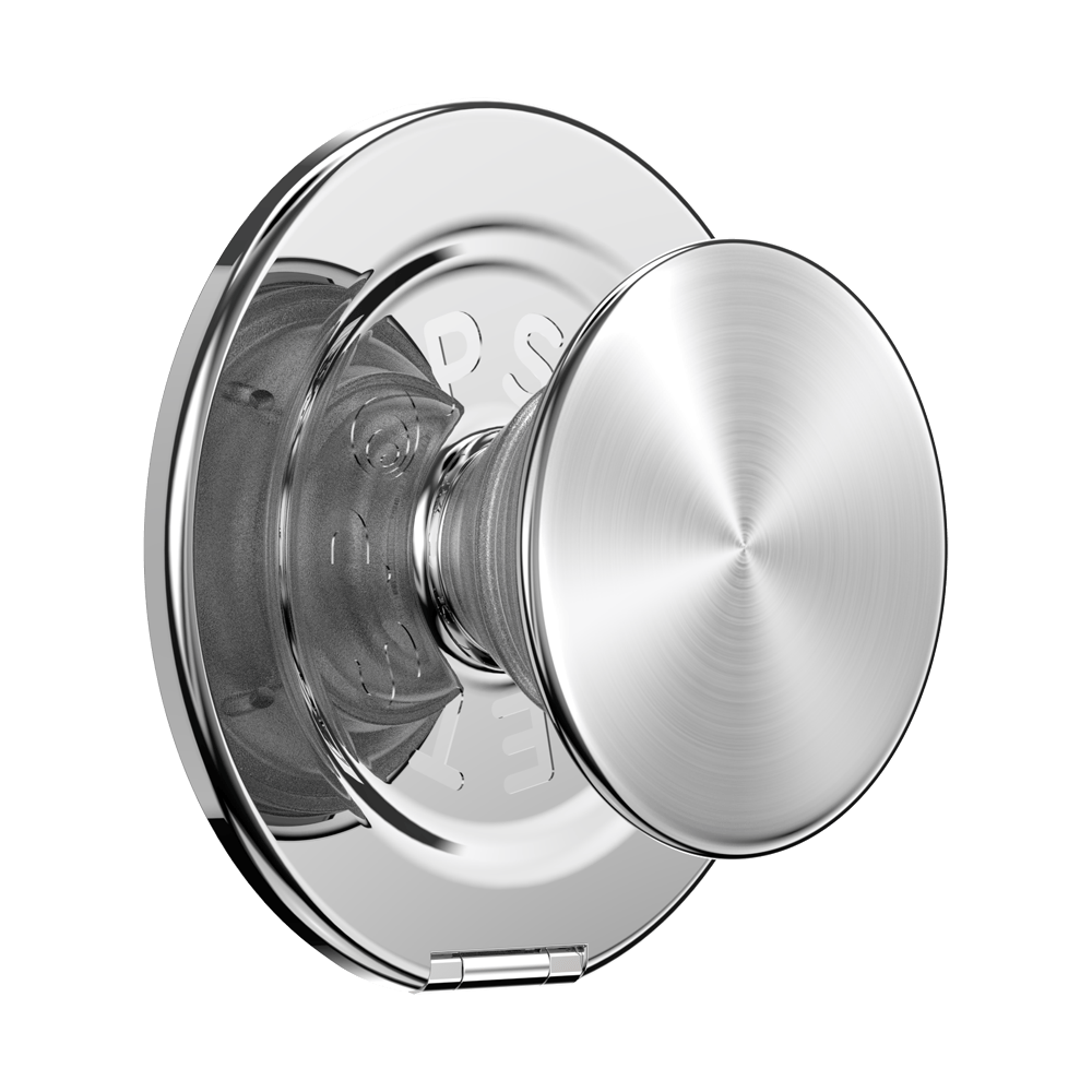 Aluminum Radial Silver —  MagSafe Kick-Out Grip & Stand - US 39107