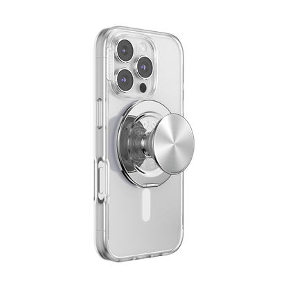 Aluminum Radial Silver —  MagSafe Kick-Out Grip & Stand - US 62630