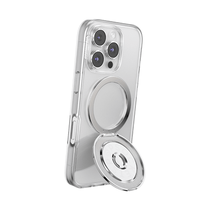 Aluminum Radial Silver —  MagSafe Kick-Out Grip & Stand - US 39107