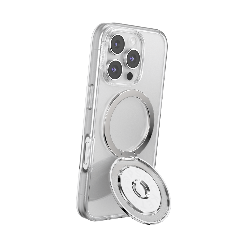 Aluminum Radial Silver —  MagSafe Kick-Out Grip & Stand - US 30941