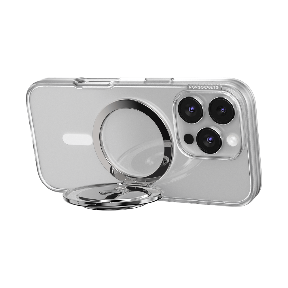 Aluminum Radial Silver —  MagSafe Kick-Out Grip & Stand - US 30941