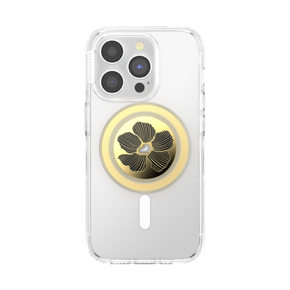 Enamel Mae Flower with Pearl — MagSafe PopGrip - US 05682