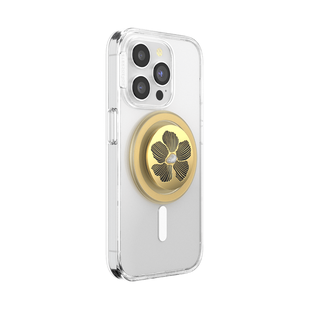 Enamel Mae Flower with Pearl — MagSafe PopGrip - US 39431
