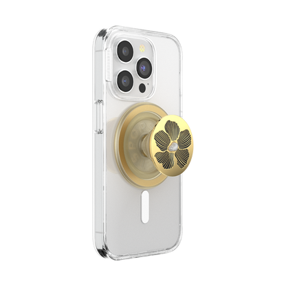 Enamel Mae Flower with Pearl — MagSafe PopGrip - US 75969
